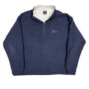 Adidas Climaproof 100% Wool Mesh Lined 1/2 Zip Up Jacket XXL